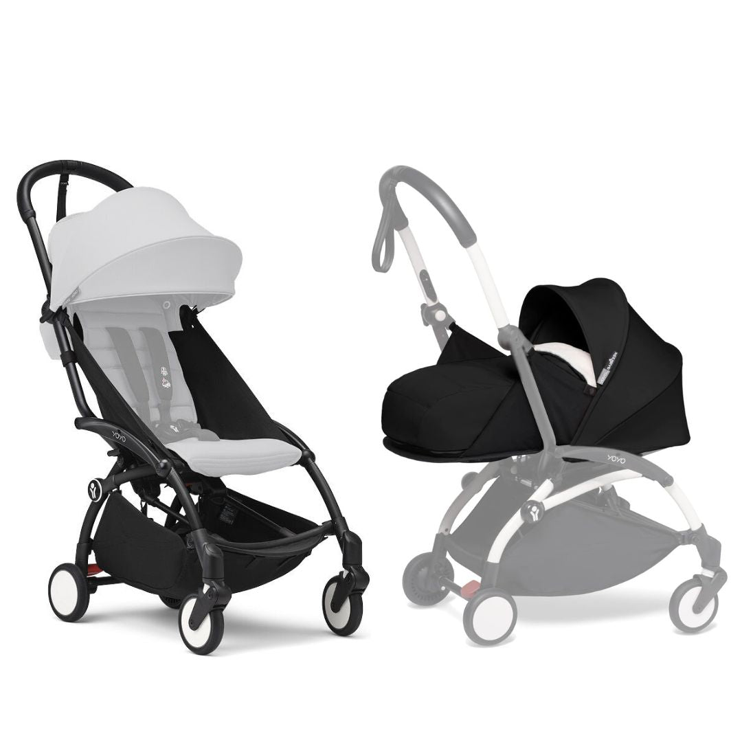 Stokke YOYO3 Stroller Frame with Babyzen YOYO Newborn Pack